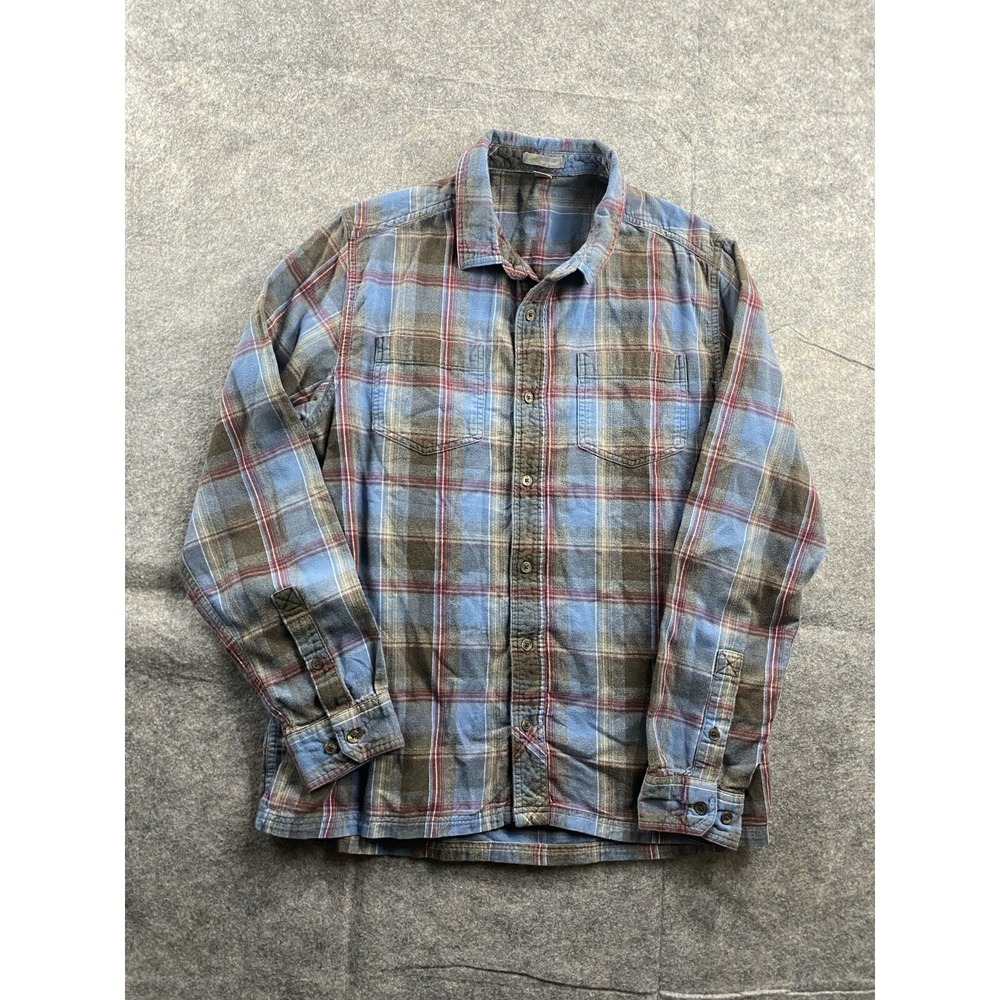 Horny Toad Mens Sz M Flannangan Shirt Organic Cotton Grunge Outdoor Gorpcore
